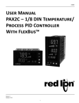 User Manual PAX2C – 1/8 DIN Temperature