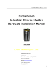 SICOM3016B Industrial Ethernet Switch Hardware