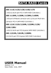 SATA RAID Cards USER Manual - Thomas