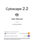 Cytoscape Manual