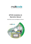 MTCDS Installation & Operation Manual