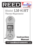 Reed LM-81HT User Manual