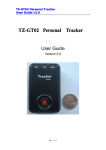 User Guide - TZ-GT02 Personal Tracker