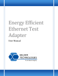 EEE Test Fixture User Manual