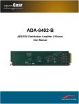 ADA-8402-B User Manual - AV