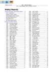 Status Reports