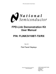 FPD-Link Demonstration Kit User Manual P/N: FLINK3V10BT