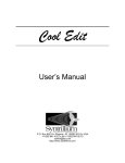 Cool Edit User`s Manual