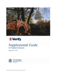 E-Verify Suppl. Guide for Federal Contractors