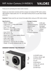 V-VMS601 WiFi Action Camera