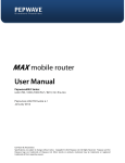 Pepwave MAX User Manual