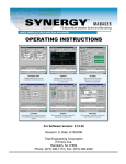 Synergy Manager User Manual - Rev S
