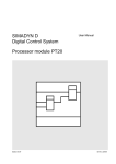 SIMADYN D Digital Control System Processor module PT20