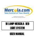 VITALITY D-LITE 18 Lamp Light System User Manual 2013
