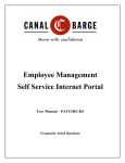 Employee Management Self Service Internet Portal