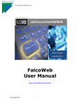 FalcoWeb User Manual