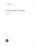 pH electrode, round tip - GE Healthcare Life Sciences