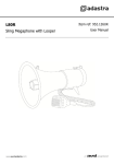 L80R Sling Megaphone with Looper