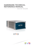 Technical Reference Manual - XT3 12.02