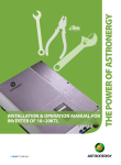 Installation & Operation Manual for Inverter of 10