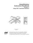 AdeptModules Instruction Handbook Volume 1, MV Controller