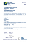 EC type-examination certificate UK/0126/0011 Revision 2