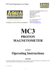 MC3 Manual - Aquascan International Ltd