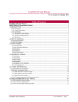 SmartMan AR User Manual Table of Contents
