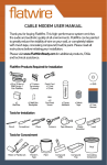 CABLE MODEM USER MANUAL