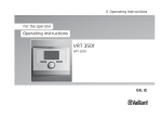 User manual VRT 350f operating instructions Size 317.07 KB