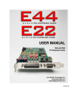 E44/ E22 User Manual - Lynx Studio Technology, Inc.