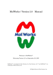 MolWorks2.0 user`s manual