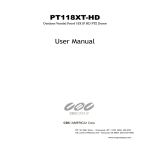 PT118XT-HD UUser Manual