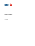 Business 24 Banking BCR User Manual