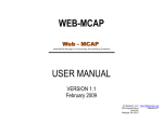 WEB-MCAP USER MANUAL - KIT Solutions Support Site
