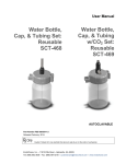 FSE-058-1.0 Reusable Water Bottle Cap and Tubing Set User Manual