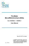 Pre-Made MicroRNA-Enriched cDNAs User Manual, v.1