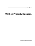 WinSen Property Manager Operations Manual