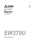 User Manual - Mitsubishi Electric