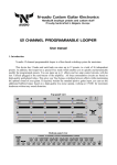 N-audio 12 channel programmable looper