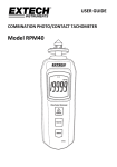 Extech RPM40 Combination Contact/Laser Photo