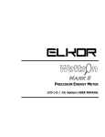 LCD Option User Manual - Elkor Technologies Inc.