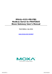 MGate-4101-MB-PBS Modbus Serial-to