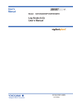 Model GX10/GP10/GX20/GP20/GM10 Log Scale (/LG) User`s Manual