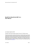 Document Import Kit for SharePoint 2007 User Manual