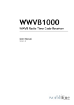 WWVB1000 User Manual version 1.0