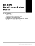 D2–DCM Data Communication Module