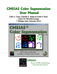 CMEIAS Color Recognition Operator Manual