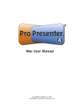 Pro4 Mac user guide