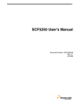 SCF5250UM SCF5250 User`s Manual
